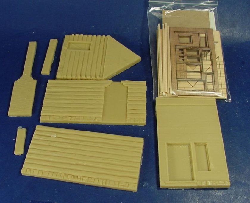 Sn3 WISEMAN MODELS S4008 ASSAYER OFFICE STRUCTURE KIT  