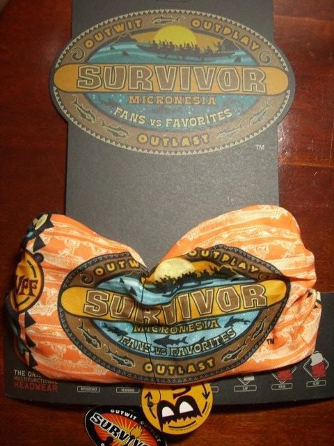 SURVIVOR BUFFS Micronesia Orange Airai Buff  Orig Disp  