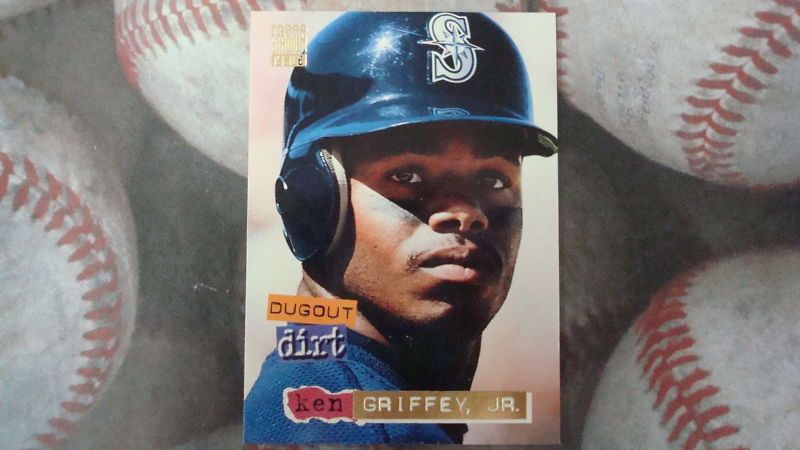 1994 TOPPS STADIUM CLUB DUGOUT DIRT #7 KEN GRIFFEY JR.  