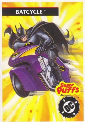 SUGAR PUFFS BATMAN  BATCYCLE #1  