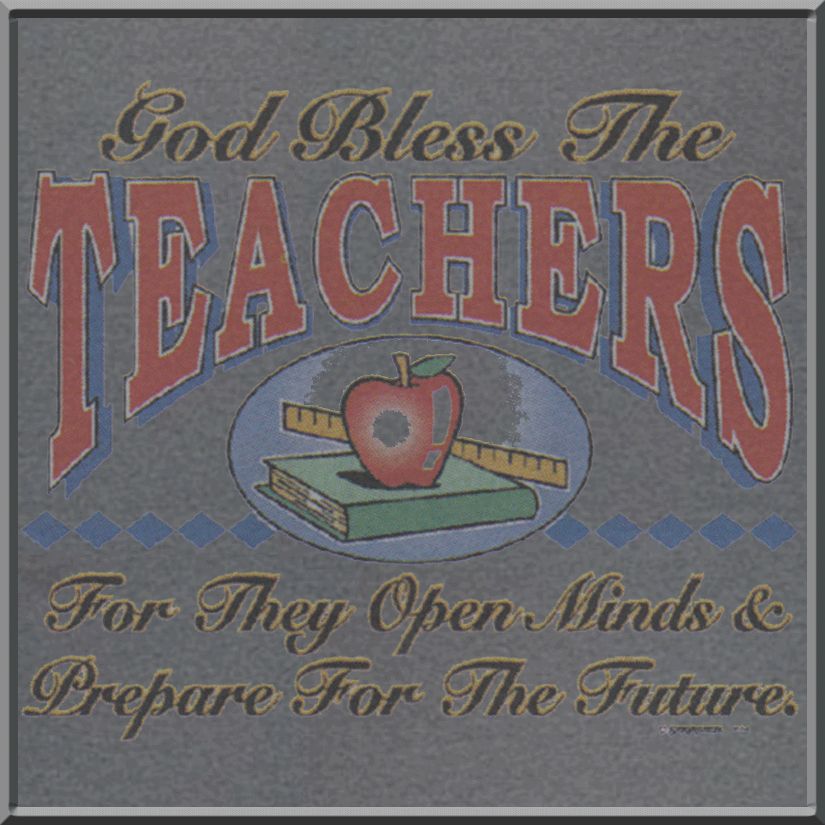 God Bless The Teacher Teaching WOMENS SHIRTS S 2X,3X  