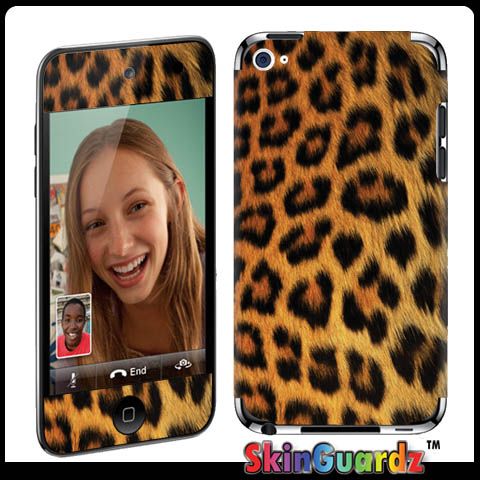 Purple Black Cheetah Vinyl Case Decal Skin To Cover Your Apple iPOD 