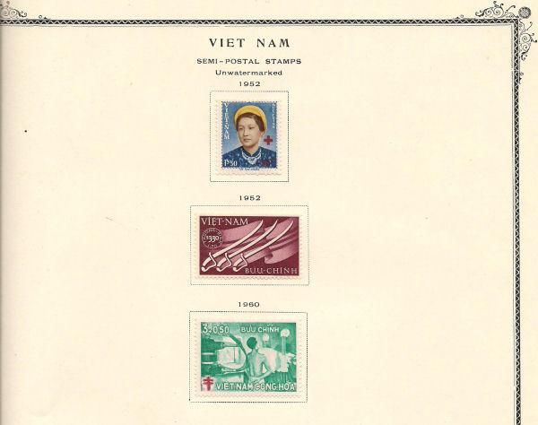 Vietnam Mint Back of the Book Collection on pages  