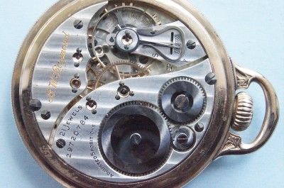 16 SIZE ELGIN 21 JEWEL B.W.RAYMOND AUTHENTIC RAILROAD POCKET WATCH SN 