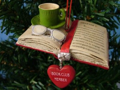 New Midwest Book Club Member Gift Glasses Coffee Cup Christmas Tree 