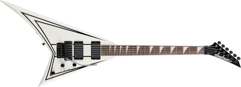 Jackson Rhoads RRXMG, Snow White with Black Bevels  