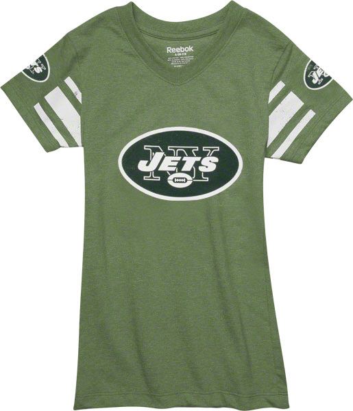 New York Jets Girls Fashion Jersey T Shirt  