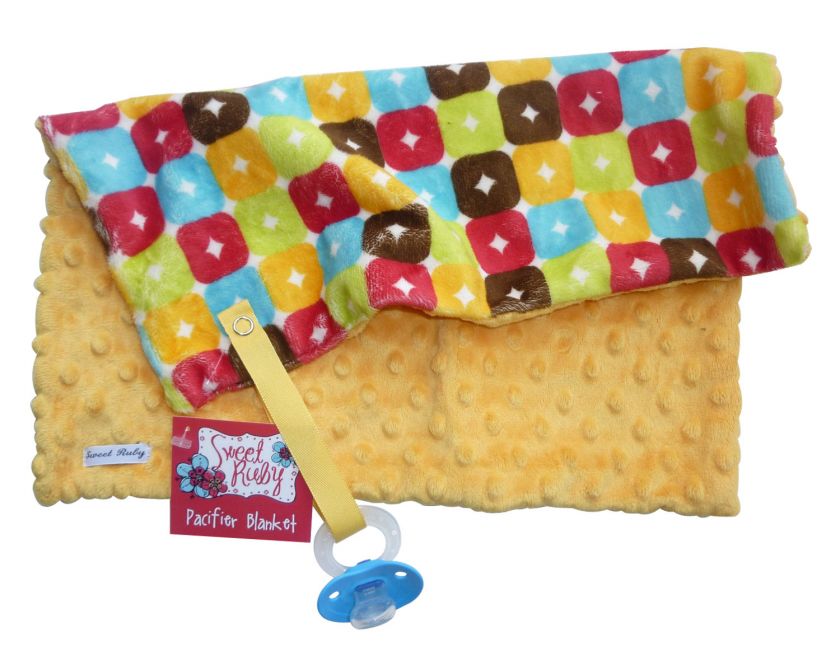 Made from the softest, highest quality Minky fabric. This binky 