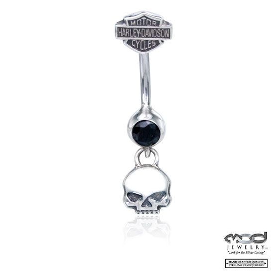 HARLEY DAVIDSON Womens Belly Ring, HDZ0033  