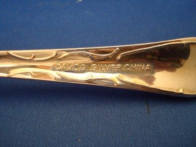 Davco Silver Plate Teaspoons Silverplate Teaspoon  