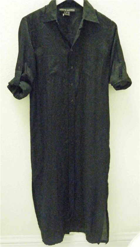 RALPH LAUREN*BLACK LABEL*SHIRT DRESS*NWT $798*FAB  