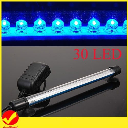   Aquarium Fish Tank White Blue Yellow Red Three Colors LED Lights