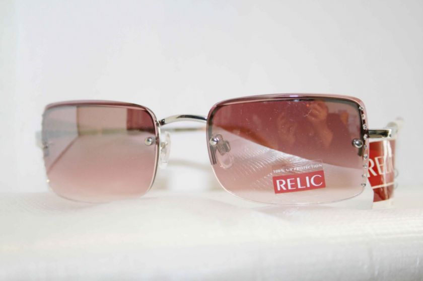 Relic by Fossil MIMOSA RHINESTONE Sunglass w/ Shade Bag  