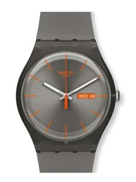 Swatch Originals Warm Grey Rebel Mens Watch SUOM702  