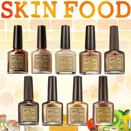 SKIN FOOD] SKINFOOD Nail Vita Brown and Beige Line  