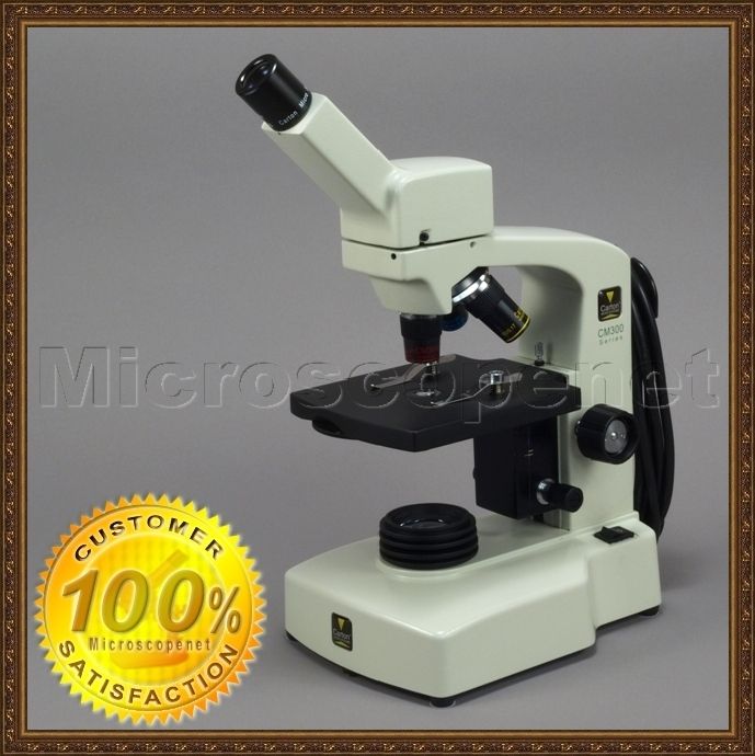 40X 400X Student Compound Microscope w Power Cord Spool  