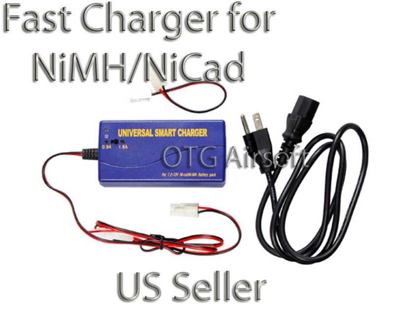 Auto Smart Quick Charger Airsoft RC Battery 7.2v 8.4v 9.6v 10.8v 12v 