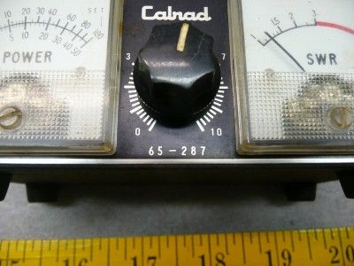 Calrad 65 287 Dual Meter Standing Wave Bridge Swan  