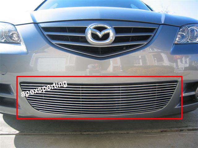 04 05 06 Mazda 3 Sport Lower Billet Grille Sedan Grill  