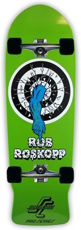   Santa Cruz Rob Roskopp 1 Target Arm Green Complete Skateboard  