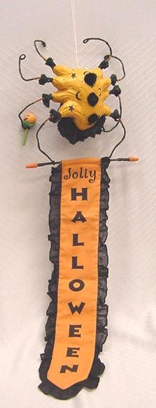 LOWE RUCUS STUDIO HALLOWEEN PARTY SPIDER DECORATION  