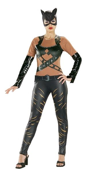 Officially licensed Catwoman Costume includes headpiece & jumpsuit 