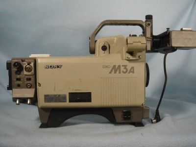 Sony DXC M3A Color Camera Body with Tripod Boot AS IS  