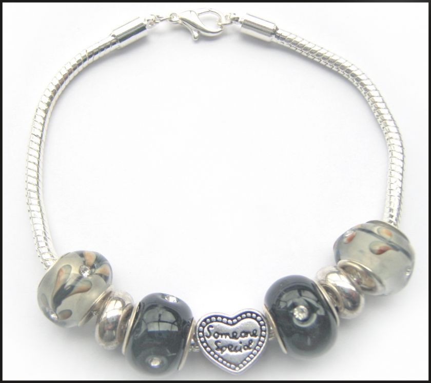   Daughter Nana Grandma Aunt Friend Someone Special Charm Bead Bracelet