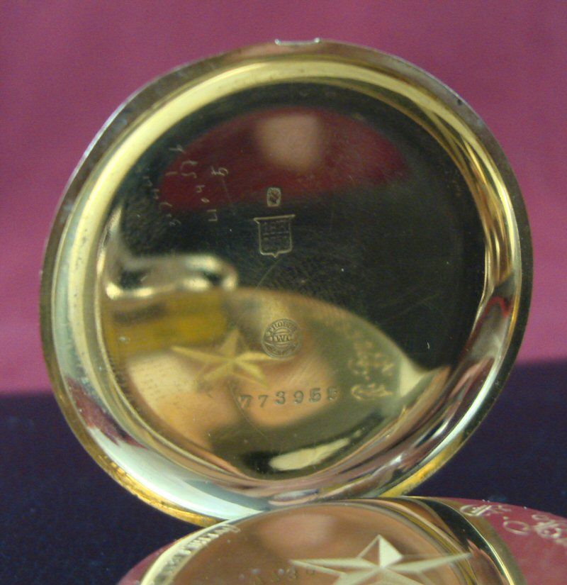 IWC INTERNATIONAL WATCH POCKET WATCH 18k SOLID GOLD  