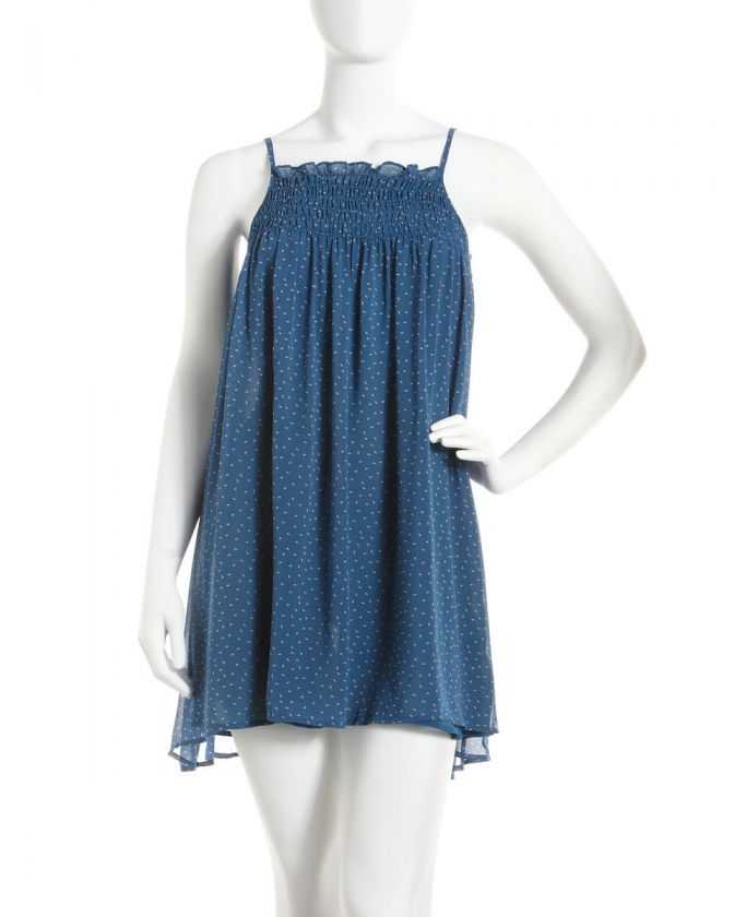 Patterson J. Kincaid Olivia Smocked Dress, Blue  