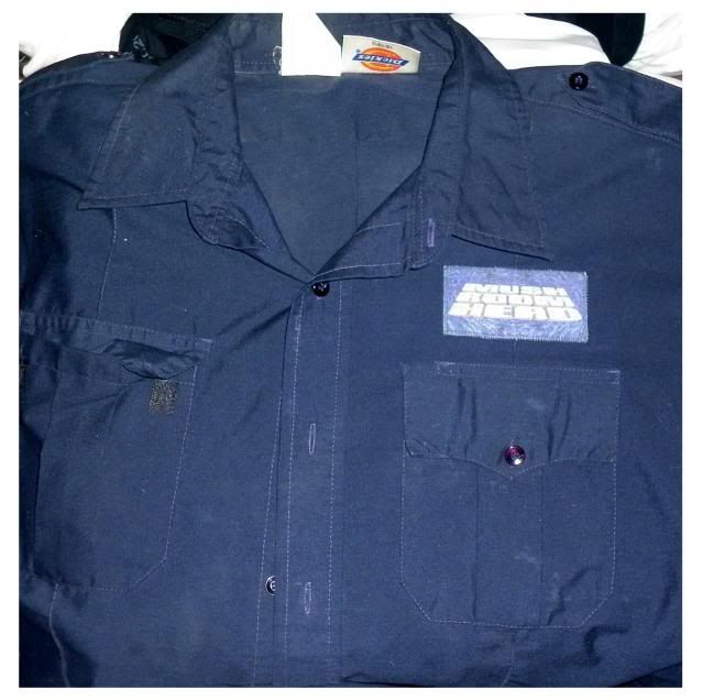 MANN MUSHROOMHEAD OLD SCHOOL DICKIES WORK SHIRT RARE  