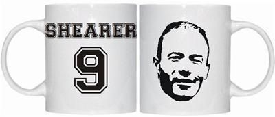 ALAN SHEARER NEWCASTLE TOON ARMY UNITED THEMED MUG  