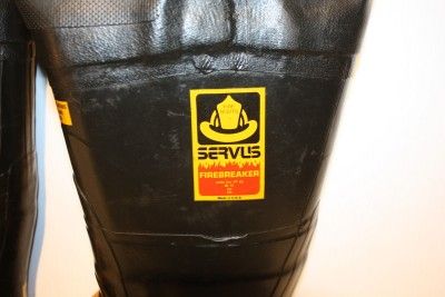 Servus Firefighters 3/4 Bunker boots. Boots are size 12 wide. Boots 