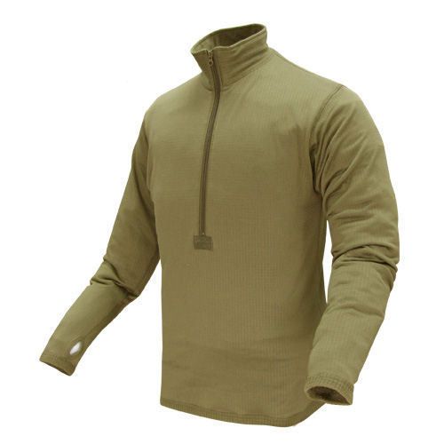 Condor #603 Base II Zip Pullover (TAN ~ X Large)  