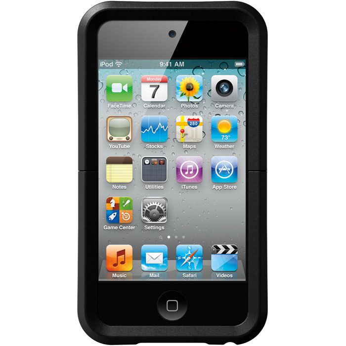 OTTERBOX REFLEX SERIES APPLE IPOD TOUCH 4G 4 G BLACK BRAND NEW RETAIL 