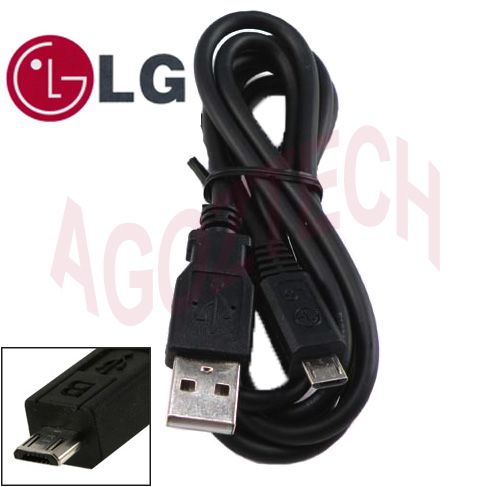   Genuine LG Micro USB Data Transfer Sync Cable Cord ALL CARRIERS NEW