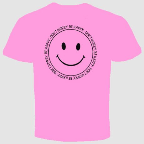 dont worry be happy funny cool humor t shirt hippie  