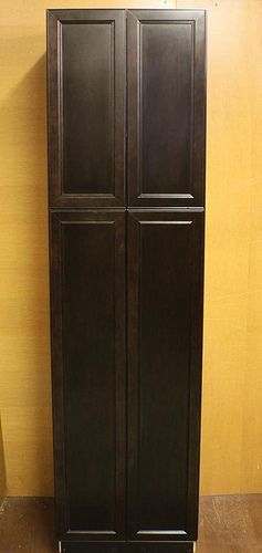 Kraftmaid Cherry Kitchen / Bathroom Pantry Cabinet 24  