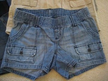 OLD NAVY MOTHERHOOD Maternity Women Shorts Jeans Medium M Large L 