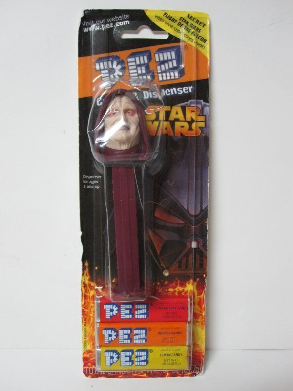 Star Wars Emperor Palpatine PEZ Candy Dispenser NIB  