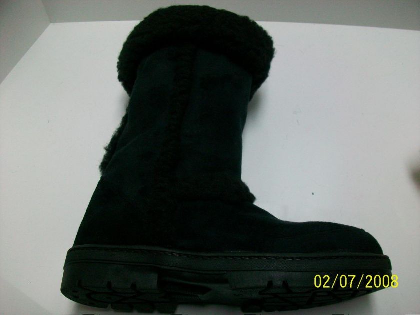 Fur Linned Tan or Black Girls Hugs Boots all sizes  