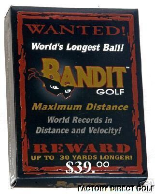 New Pro Bandit Hot ILLEGAL Tour DISTANCE HX GOLF BALLS  