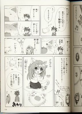 Lucky Star Okiraku Official Guide art Book orewoyome  