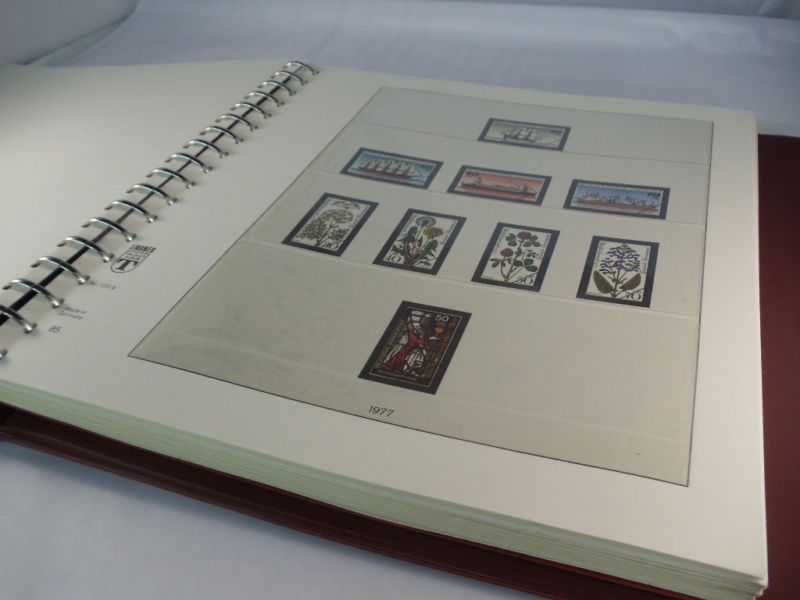 Lindner Stamp Binder Germany 1972 1979 Hingless Color  