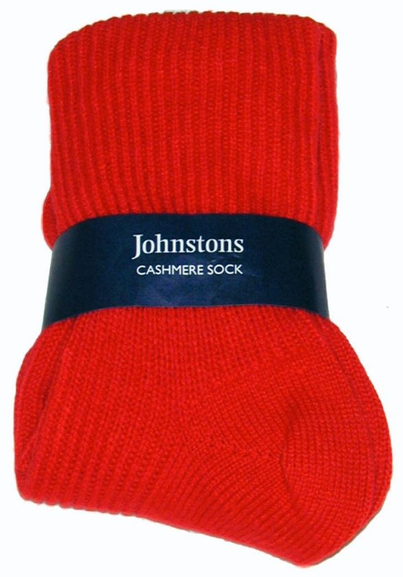 100% CASHMERE Bed Socks Sox Johnstons of Elgin NWT One Size = Heavenly 