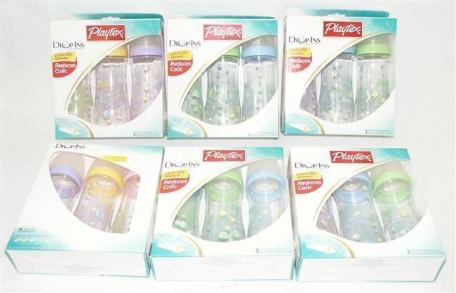 18 Lot Playtex Drop Ins Baby Bottle 8oz. NEW  