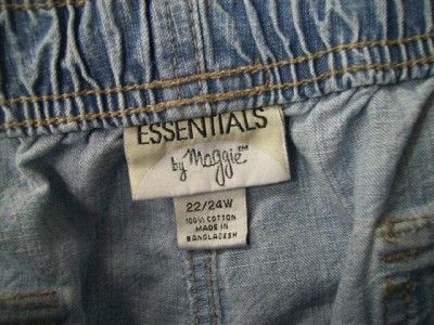   of 9 Pair Denim Jean Shorts Size 3XL 22/24 MOSSIMO And Others  