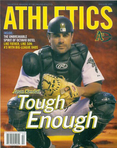 Oakland As ATHLETICS MAGAZINE *JASON KENDALL* MAY 2005  