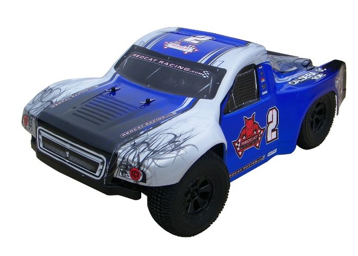 10 REDCAT BRUSHLESS CALDERA SC10E SHORT COURSE RC TRUCK BLUE W/ 2 