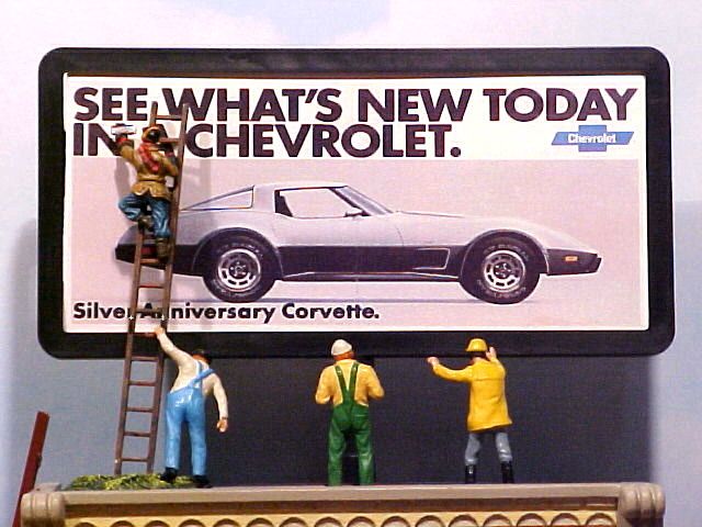 1978 Corvette Silver Anniversary Billboard O Train 1/43  